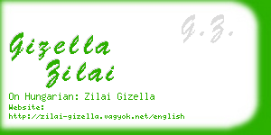 gizella zilai business card